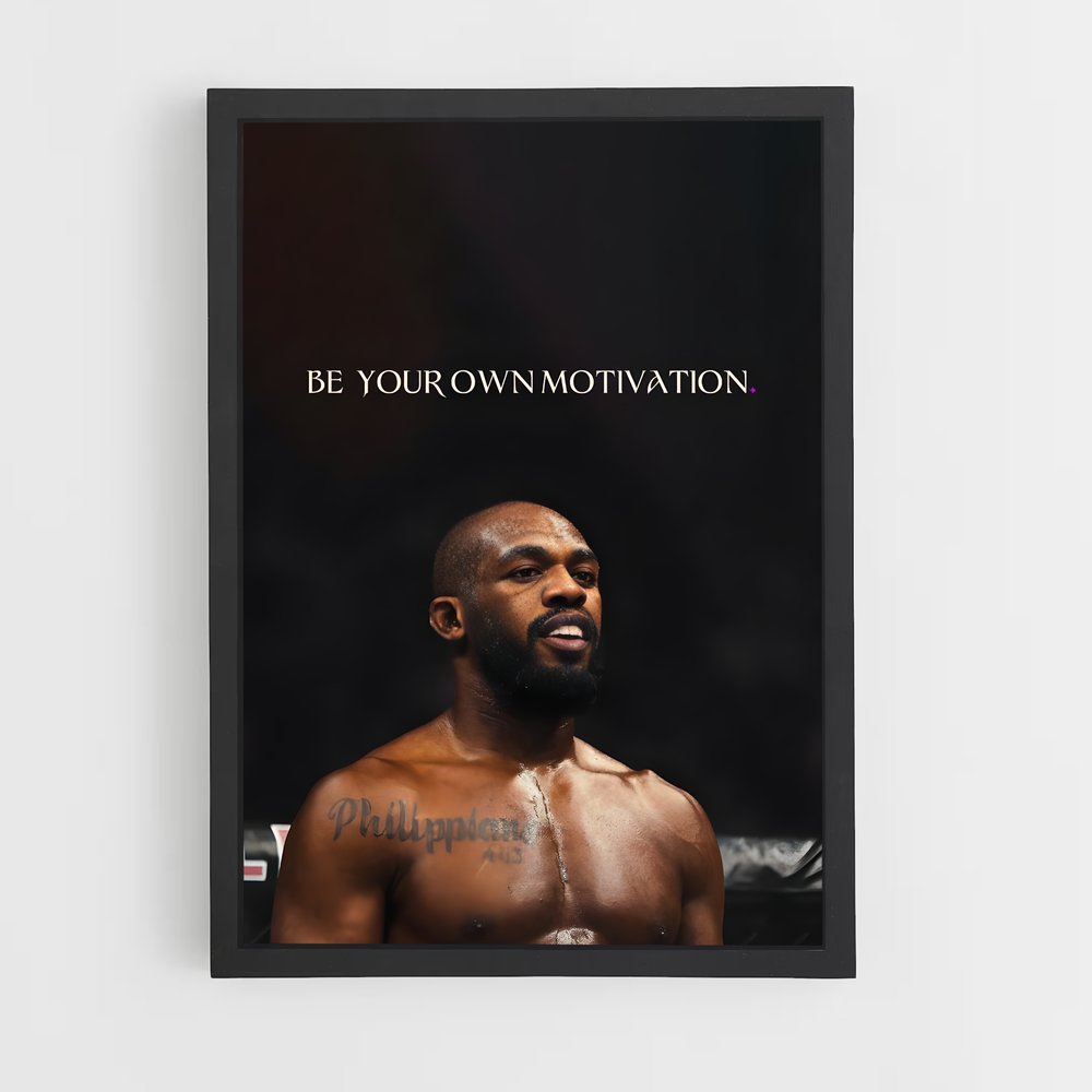 Poster Jon jones – affiche MMA (vue 2)
